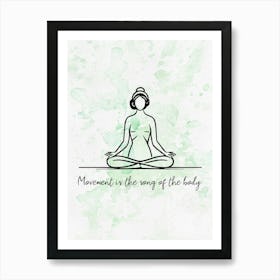 Yoga Lover Art Print