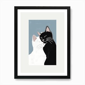 Cat Love Art Print