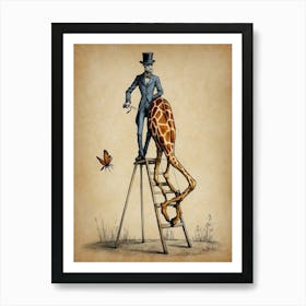 Giraffe 26 Art Print