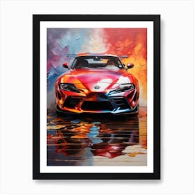 Toyota Supra 4 Art Print