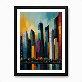 New York City Skyline Art Print