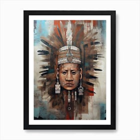 Ink of the Earth: Ancient Scripts of Indigenous Expression Art Print