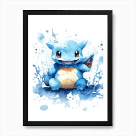 Pokemon Squirtle 4 Art Print