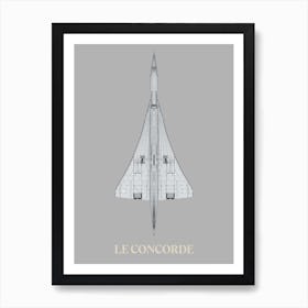 Vehicule Collection Concorde Light Art Print