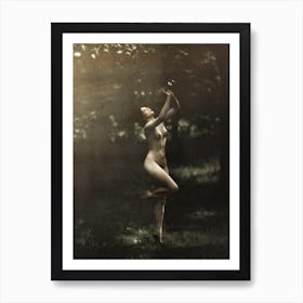 Nude Dancer With Aulos, Arnold Genthe Art Print