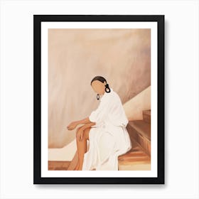 Lady in Waiting Art Print