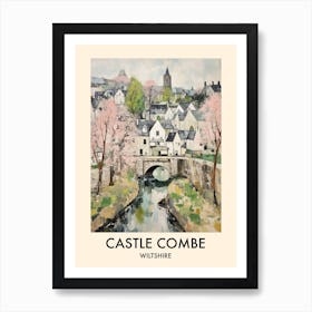 Castle Combe (Wiltshire) Painting 3 Travel Poster Art Print