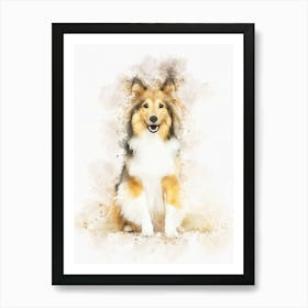 Shetland Dog 1 Art Print