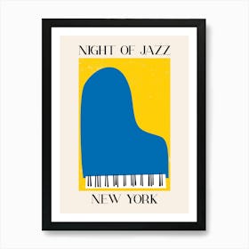 New York Jazz Art Print