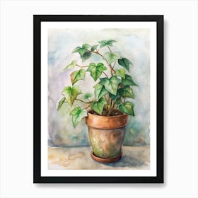 Ivy In A Pot Art Print