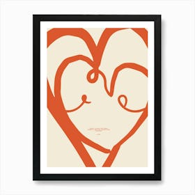 Heart Of Love Art Print