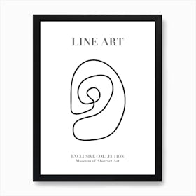 Line Art Abstract Collection 01 Art Print