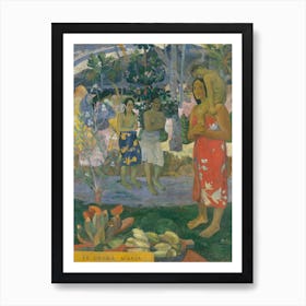 Hail Mary, Paul Gauguin Art Print