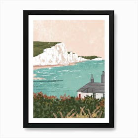 Seven Sisters South Downs Sussex Art Print