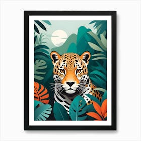 Jaguar In The Jungle 4 Art Print