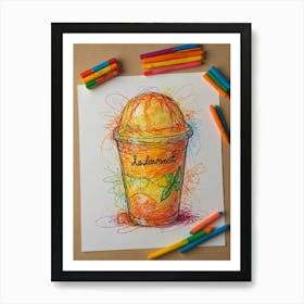 Ice Cream In A Cup 3 Art Print