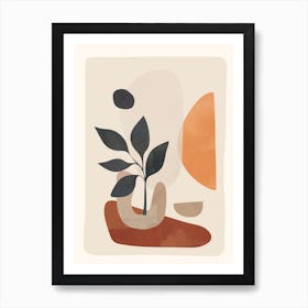 Abstract Minimal Shapes 03 Art Print