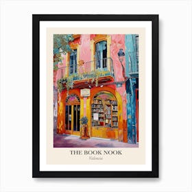 Valencia Book Nook Bookshop 2 Poster Art Print