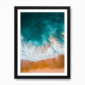 Aerial View Of A Beach 146 Art Print