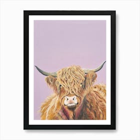 Hairy Coo Highland Cow SB Art Print