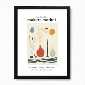 New York City Crafters Corner Collective 2 Art Print