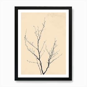 Tokyo Flower Market Boho Minimalist Style Art Print