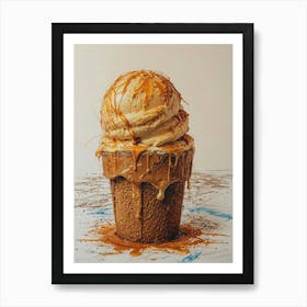 Ice Cream Sundae 26 Art Print