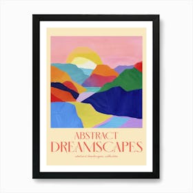 Abstract Dreamscapes Landscape Collection 62 Art Print