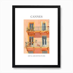 Cannes Travel And Architecture Poster 1 Art Print