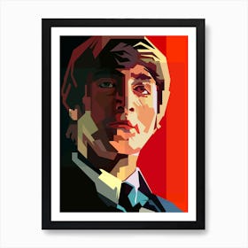 Retro John Lennon The Beatles British Classic Rock Music Art Print