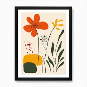 Flowers In The Garden 20 Art Print