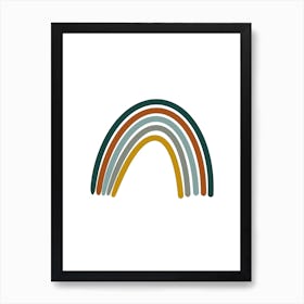 Rainbow Bohoblue Art Print