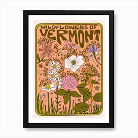 Vermont Wildflowers Art Print