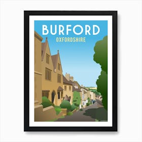 Burford Cotswolds Art Print