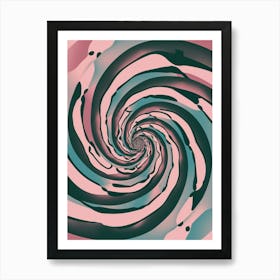 Abstract Spiral Art Print