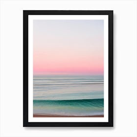 Blackpool Sands, Devon Pink Photography 2 Art Print