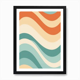 Abstract Wave Pattern 1 Art Print