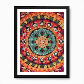 Spiritual Mandala Tapestry Poster