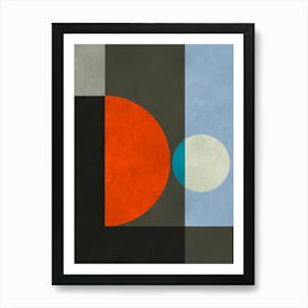 Modern geometry 2 1 Art Print