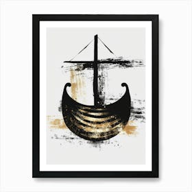 Viking Ship Art Print