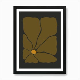 Autumn Flower 03 - Drab Art Print