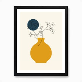 Vase With Flowers 1 Art Print