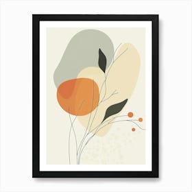 Abstract Flower Canvas Print 3 Art Print