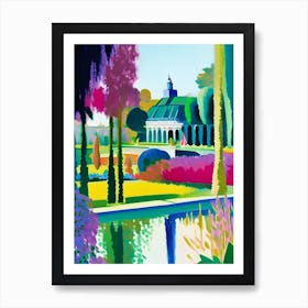 Nymphenburg Palace Gardens, 1, Germany Abstract Still Life Art Print