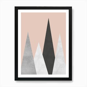 Scandinavian mountains 1 Art Print