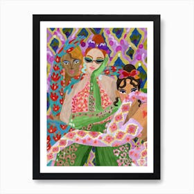 Empowered Girls Art Print