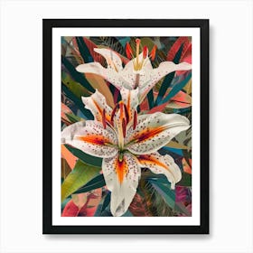 Lily Of The Jungle 1 Art Print