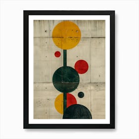 Abstract Circles Art Print