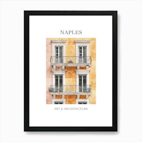 Naples Travel And Architecture Poster 4 Art Print