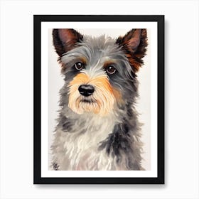 Pumi Watercolour Dog Art Print